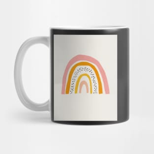 Rainbow, Abstract, Mid century modern kids wall art, Nursery room Mug